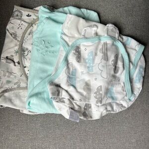 Baby swaddle wrap set birth-3 month